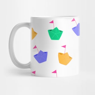 origami boat Mug